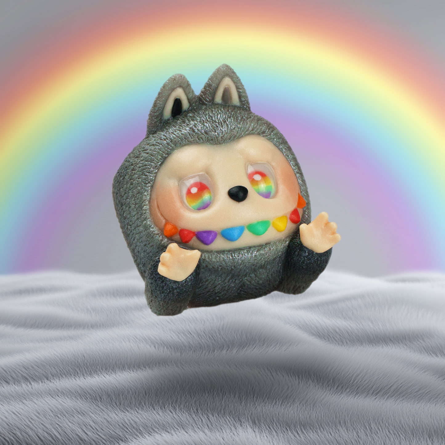 Rainbow Labubu